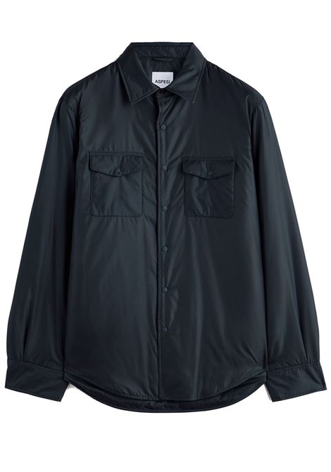 padded shirt man navy ASPESI | I029 796196101